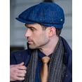 thumbnail image 2 of Mucros Weavers Men's Newsboy Cap 100% Wool Tweed Irish 8-Piece Driving Cap Made in Ireland, 2 of 7