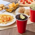 thumbnail image 4 of JOLLY CHEF 150 Pack 16 oz Disposable Plastic Cups, Red Party Plastic Cups for Parties, Picnics and BBQ, 4 of 6