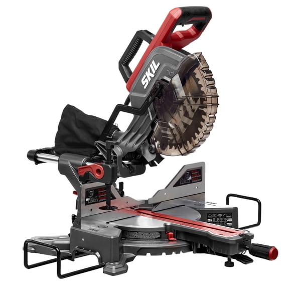 Skil 10-Inch Dual Bevel Sliding Miter Saw with 15 Amp Motor and LED Shadow Line