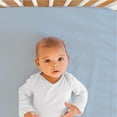 The Peanutshell Fitted Crib Sheet Set for Baby Boys or Baby Girls, Blue