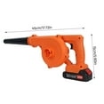 thumbnail image 3 of Andvari Cordless Leaf Blower 2-in-1, 20V Battery Powered Lawn Tool with Snow Blowing Function (2 Batteries), 3 of 13