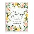 thumbnail image 4 of Cheerful Spring Typography Quote Floral Blossom Border Wall Plaque Art, 10 x 15, Made In USA, 4 of 5