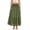 Green, variant on Skirts for Women Summer Casual Elegant Layered Tiered Long Skirt with Pockets High Waist A Line Flowy Womens Maxi Skirts White S