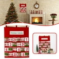 thumbnail image 1 of Calendario De Adviento De Navidad Bolsa Para Colgar En La Pared Con 24 Bolsillos Decoración De Navidad Bolsa De Almacenamiento De Dulces De Múltiples Capas Methold HA038414-00, 1 of 6