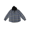 thumbnail image 3 of FLANNEL JACKET WITH FLEECE HOOD AND QUILTED NYLON LINING, 3 of 3
