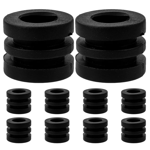 Hemoton  10 Pcs Table Football Washers Foosball Replacement Parts Black