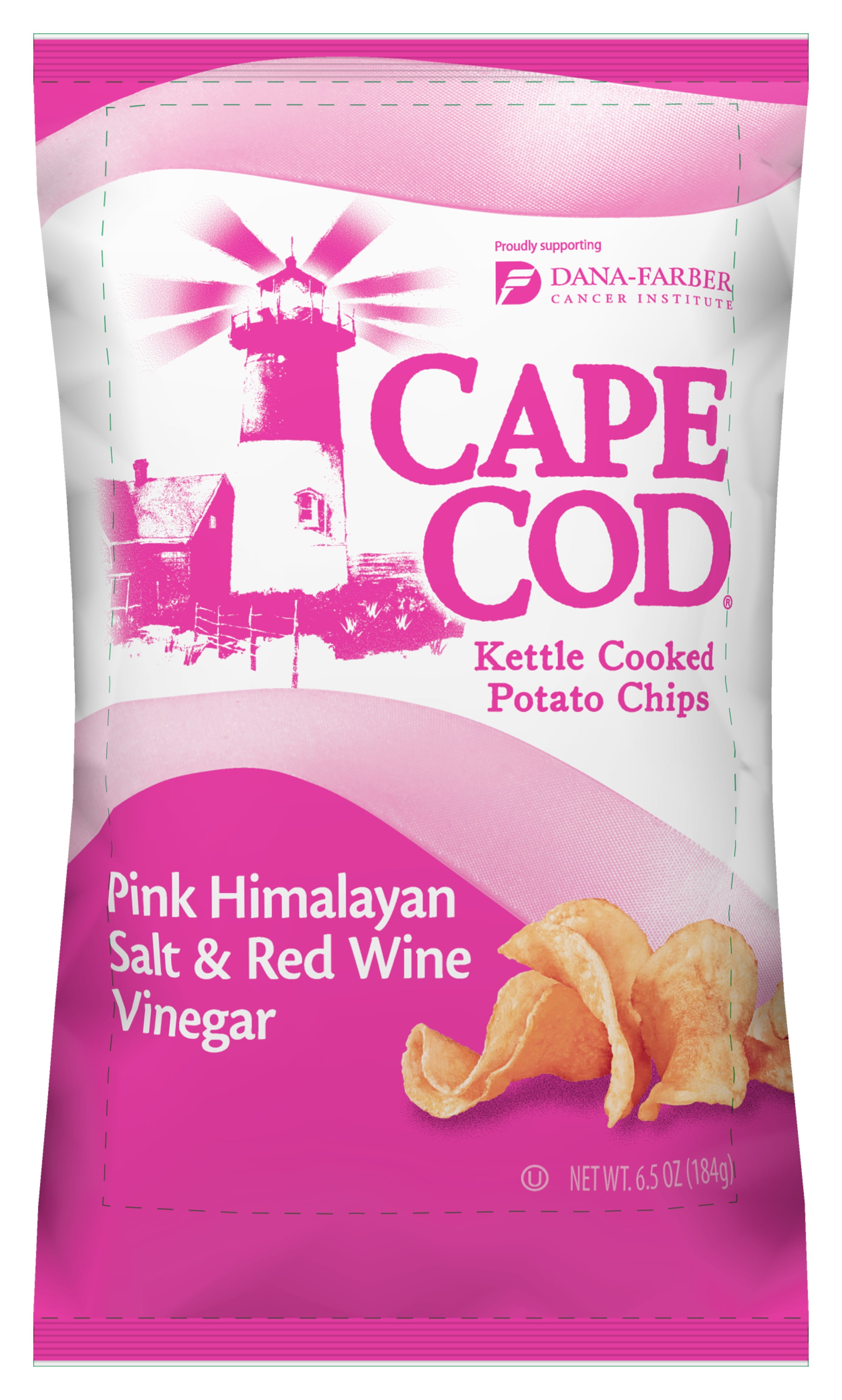 Cape Cod Pink Himalayan Salt & Red Wine Vinegar Kettle Cooked Potato