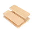 thumbnail image 3 of Soporte para marco de gafas, almacenamiento de material de registro, función de visualización, alturas múltiples, estilo rústico, soporte para gafas de madera, 2 capas, 3 of 14