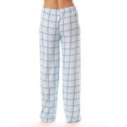 Just Love Women Plaid Pajama Pants Sleepwear (Blue Plaid, Large)
