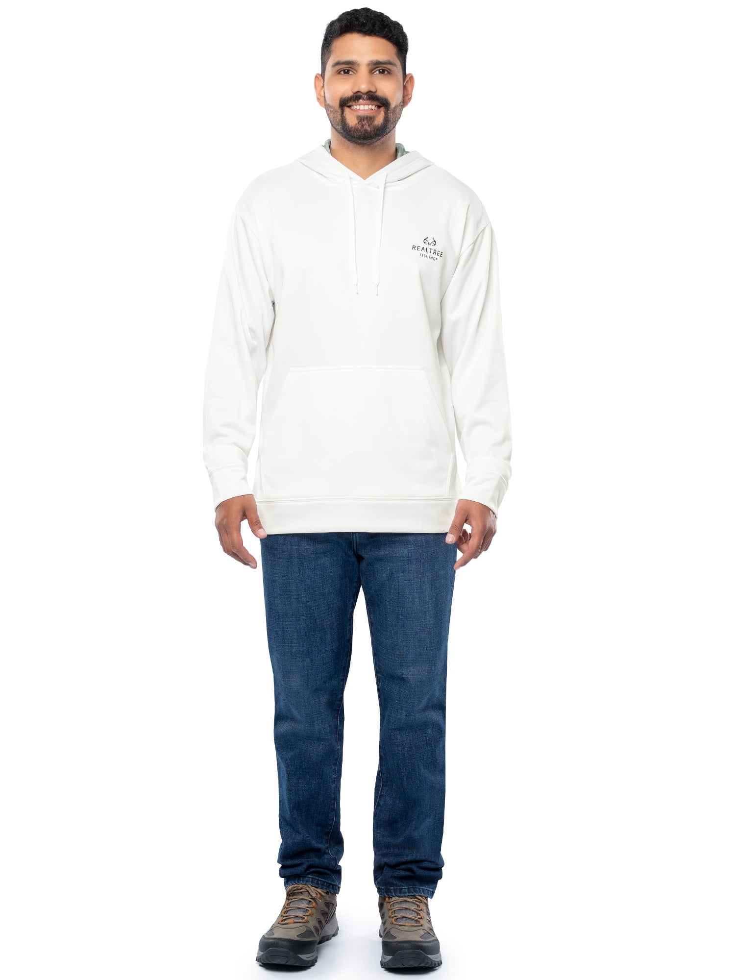 Realtree Fishing Men's Logo Performance Hoodie, Size S-4XL