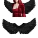 thumbnail image 4 of Disfraz de alas de ángel Accesorios para disfraces de ángel Disfraz de alas de ángel Escenario artístico Alas de cosplay de Halloween Conjunto de diadema de halo para niños y ANGGREK Otros, 4 of 7
