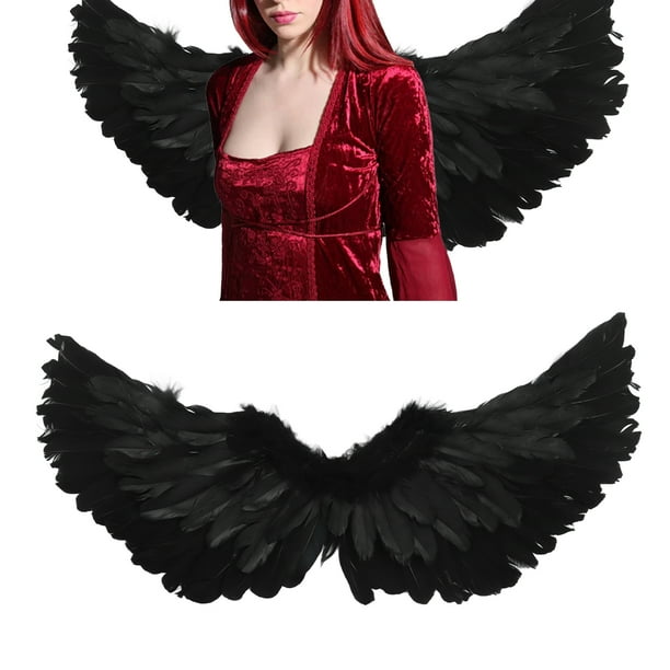 Alas Angel Wings Disfraz Arte de arte Cosplay Wings Alas Diadema de Halo para Niños Adultos