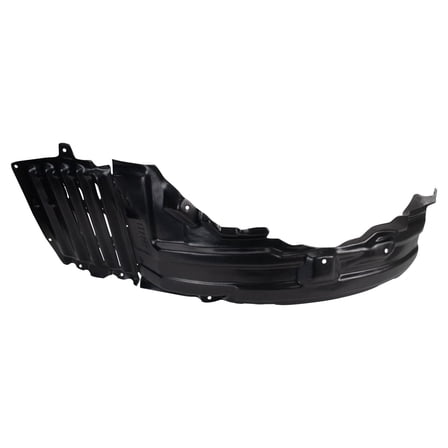 TRQ Front Left Inner Fender Liner Black Drivers Side Fits Select 2008-2009 Mitsubishi Lancer MI1248121