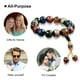 thumbnail image 4 of Pulsera de vidrio de colores multicolor, cuentas de Buda, pulseras elásticas de cuentas de meditación de yoga para hombres y mujeres, 4 of 5