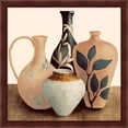 thumbnail image 2 of Great Art Now Decorative Beige Vessels by Lanie Loreth, 2 Piece Framed Art Set Each 13.25"W x 13.25"H, 2 of 3