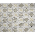 thumbnail image 4 of oneOone Polyester Lycra Fabric Leaves & Geometric Block Print Sewing Fabric BTY 56 Inch Wide, 4 of 4