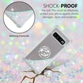 thumbnail image 2 of Funda para Samsung Galaxy S10 con Brillo Líquido Flotante, Purpurina, Parachoques y Anillo Giratorio Soporte, 2 of 5