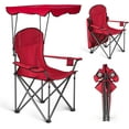thumbnail image 2 of Heavy Duty Canopy Lounge Chair Sunshade Hiking  with Cup Holder, 2 of 8