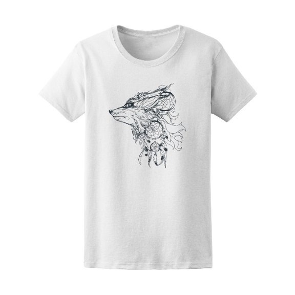 Fox Sketch Dreamcatcher Women's Tee - Image by Shutterstock