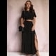 thumbnail image 5 of Falda Larga de Verano 2025 para Mujer, , con Abertura, Elástica, Cintura Alta, Corte A, para Playa Negro XL, 5 of 7