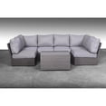thumbnail image 3 of Living Source International 7-Piece Outdoor Set with Cushions in Gray, 3 of 5