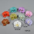 thumbnail image 2 of OUSITAID 10pcs Imitation Decorative Phalaenopsis Realistic Design Fake Flowers for Wedding Centerpieces Decoration, 2 of 2