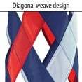 thumbnail image 7 of In the Breeze 5217 — Red, White & Blue Diagonal Weave 40" Windsock — Patriotic Lattice Windsock with Color-Coordinated Tails, Fourth of July Decoration, 7 of 7