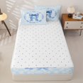 thumbnail image 4 of Homewish Girl Personalized Gifts Zipper Full Size Comforter Sets with Fitted Sheet and 2 Pillowcases,Rustic Bowtie Print Alphabet R Zipper Bedding Set For Kids,Reversible,4 Pieces, 4 of 7