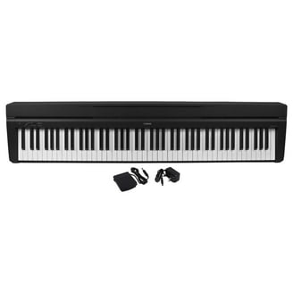Yamaha P-125A 88-Key Digital Piano Keyboard, Black - Walmart.com