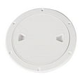 thumbnail image 2 of Inspection Hatch Boat Deck Plate Circular Deck Hatch Sturdy 4 Inch White for Marine Boats Ships and Rvs, 2 of 9