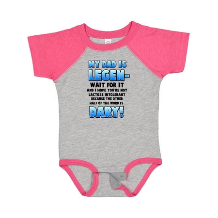 

Inktastic Legendary Dad Boys or Girls Baby Bodysuit