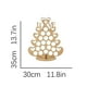 thumbnail image 3 of Marco de chocolate con forma de corazón de madera para decoración de bodas, 3 of 4