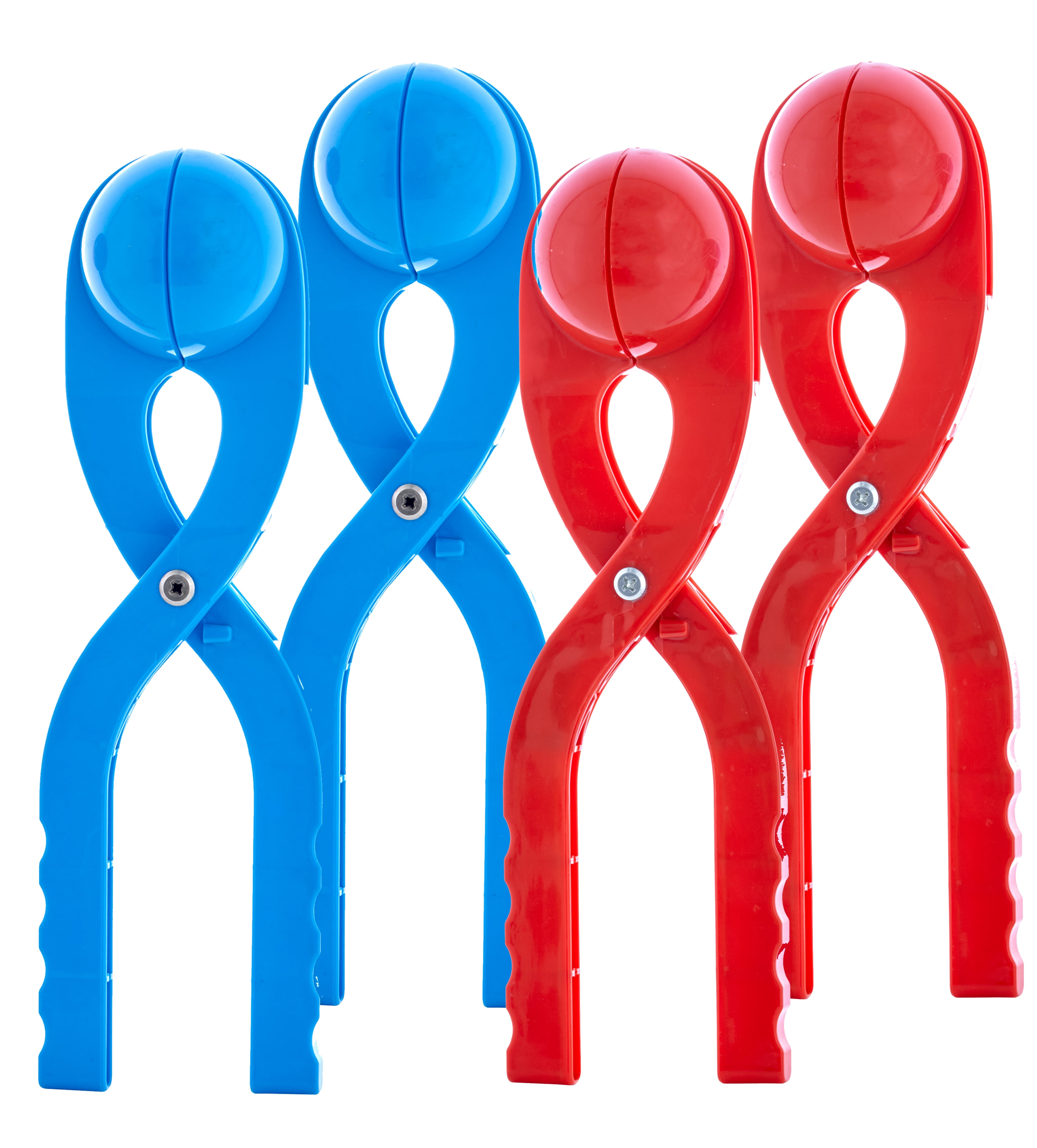 Superio Snowball Makers 4-Pack Red - Perfect Winter Toys For Kids & Adults