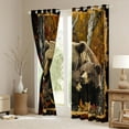 thumbnail image 3 of Castle Fairy Bears Animal Curtains Pack of 2 (42x84 Each),Jungle Animal Curtains Blackout, 3 of 6