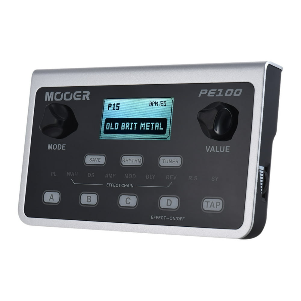 MOOER PE100 Portable Multieffects Processor Guitar Effect Pedal 39