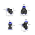 thumbnail image 5 of Unique Bargains 10mm OD PU Tuyau d'Air Kit 10 Mètres Noir avec 8 Raccords Pcs, 5 of 5