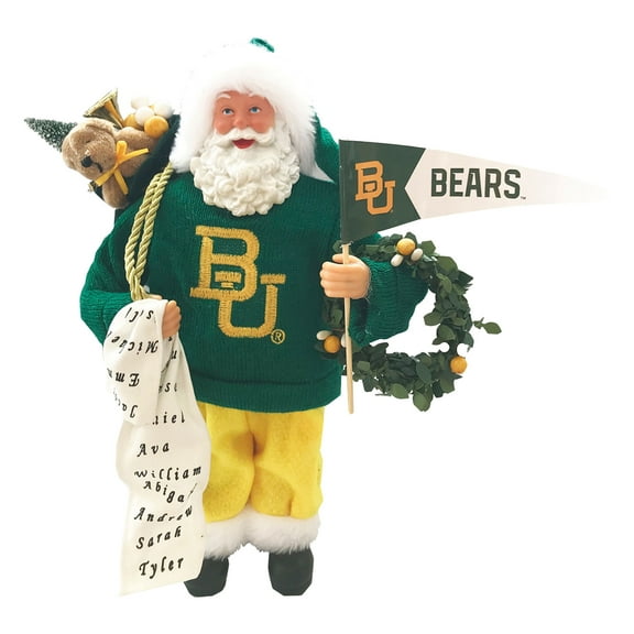 Baylor Bears 12" Proud Santa