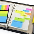 thumbnail image 6 of 4 Books Notes Flags Emblems Compact Page Markers Mini Labels Self-adhesive Book Tabs Sticky Tabs, 6 of 6