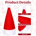 thumbnail image 3 of 12 Pcs Mini Chapeaux de Père Noël pour Artisanat, Petits Chapeaux de Père Noël Rouges, Petit Chapeau de Père Noël pour Décorations de Table de Noël, Chapeaux de Père Noël Miniatures pour Bouteilles de Vin et Porte-Couverts, 3 of 6