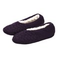 thumbnail image 1 of Minnieouse Calcetín de suelo para hombre y mujer, pantuflas cálidas de invierno gruesas suaves para sala de estar y dormitorio, pantuflas antideslizantes Calzado Morado oscuro Tipo 3 Minnieouse AP013437-06, 1 of 6