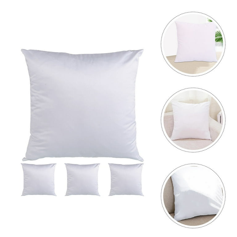 4Pcs Sublimation Pillow Cases White Cushion Covers Blanks Pillow