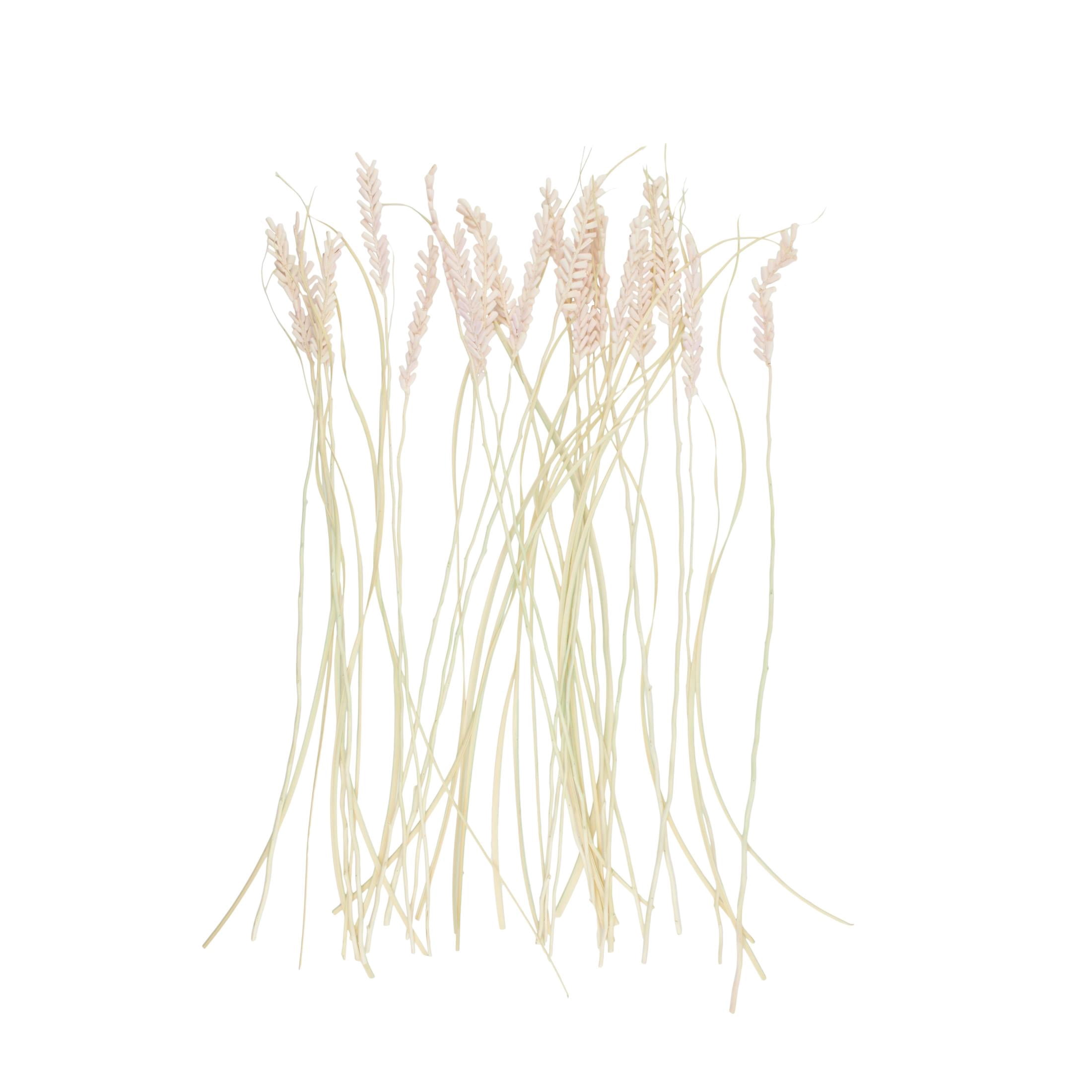 41" Tall Floral Bouquet Dried Plant Natural Foliage Bouquet with Cream Stems, by DecMode