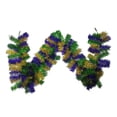 thumbnail image 2 of Mardi Gras Multi-Color Branch Garland, 6 ft purple green gold glitter ornament Fat Tuesday Decoration tree decor parade decor, 2 of 4