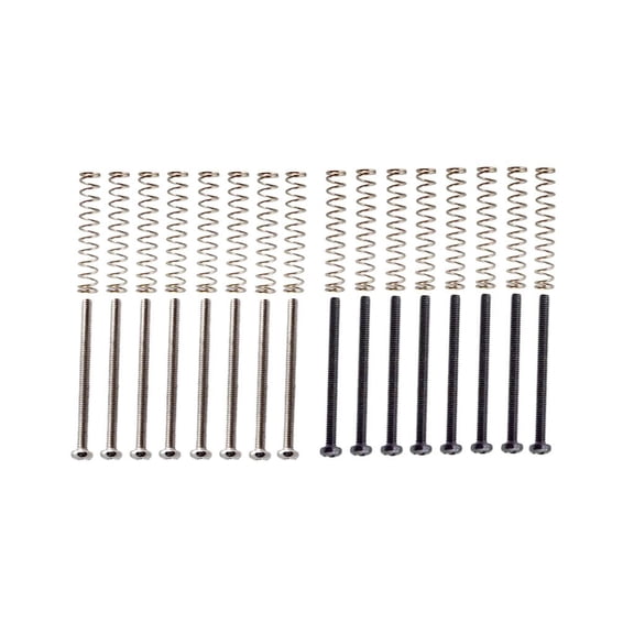 16pcs/set Electric Guitar Double Humbucker Pickup Springs Screws for Guitar