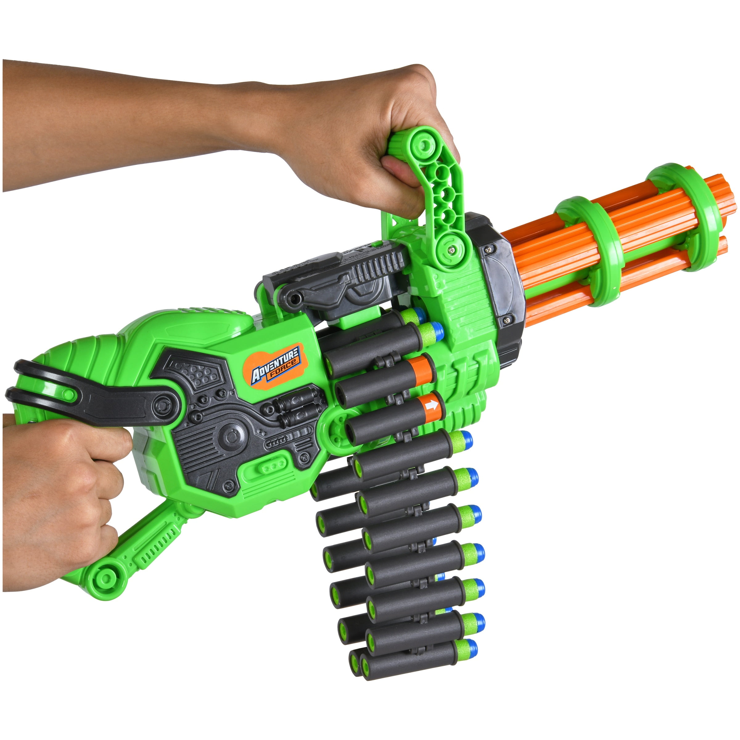 Kids Dart Gun Automatic Child Toy Blaster Rotating Barrel Auto Gatling Motorized 609779637761 | eBay