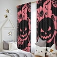 thumbnail image 5 of Blackout Kids Curtains,Spooky Halloween Silhouette Pattern Childrens Insulated Curtains Set Of 2,Bedroom Essentials,Toddler Room Decor 52"x84", 5 of 5