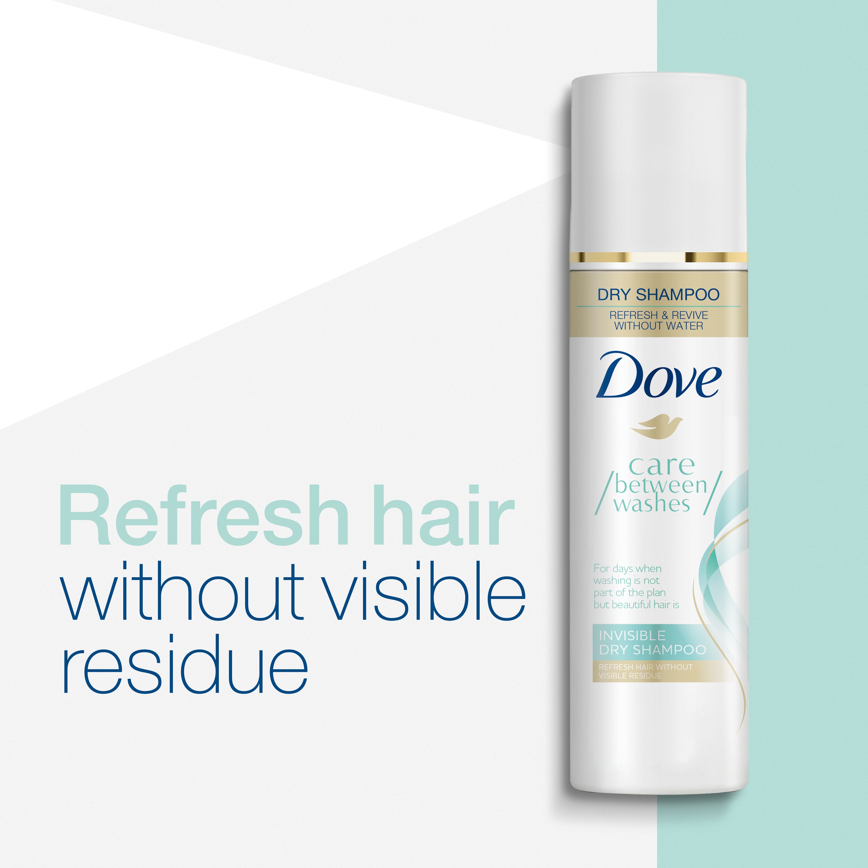 Dove Care Between Washes Dry Shampoo Invisible, 5 oz - image 4 of 10
