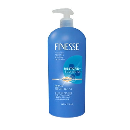 Finesse Texture Enhancing Shampoo - Finesse Restore + Strengthen Normal Shampoo, 24 Oz