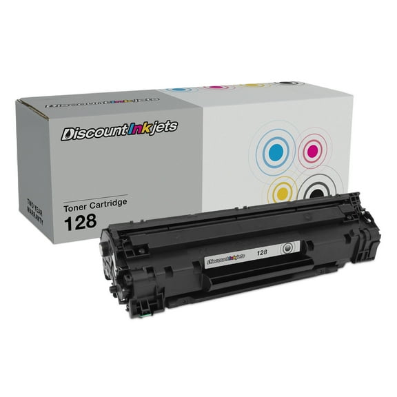 DI Toner Cartridge Replacement for Canon 128 3500B001AA (Black) Compatible with FaxPhone: L100 & L190 imageCLASS: D530, D550, MF4412, MF4420n