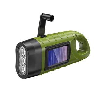 Solar Flashlight With USB Phone Charger - Multi-Function LED Flashlight For Camping, Hiking & Emergency Use